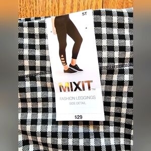 Mixit Check-plaid Leggings Brand New
